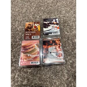Fusion Scented Wax Cubes Bundle Kitchen Spice Cookie Crumble Fireside 4 Pk 2.5oz